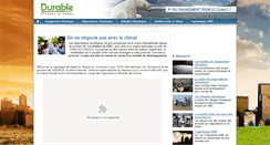 Desktop Screenshot of conference-climat.durable.com