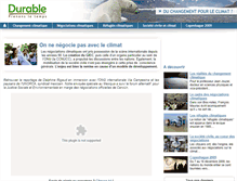 Tablet Screenshot of conference-climat.durable.com
