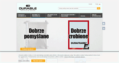 Desktop Screenshot of durable.pl