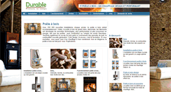 Desktop Screenshot of poele-bois.durable.com