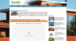 Desktop Screenshot of maison-passive.durable.com