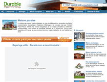 Tablet Screenshot of maison-passive.durable.com