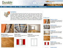 Tablet Screenshot of isolation.durable.com