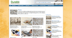 Desktop Screenshot of chaux.durable.com