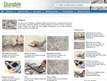 Tablet Screenshot of chaux.durable.com