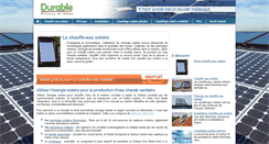 Desktop Screenshot of chauffe-eau-solaire.durable.com
